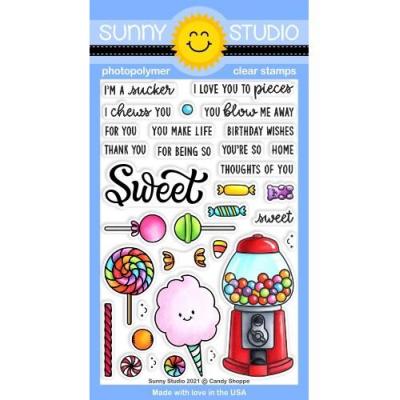 Sunny Studio Clear Stamps - Candy Shoppe